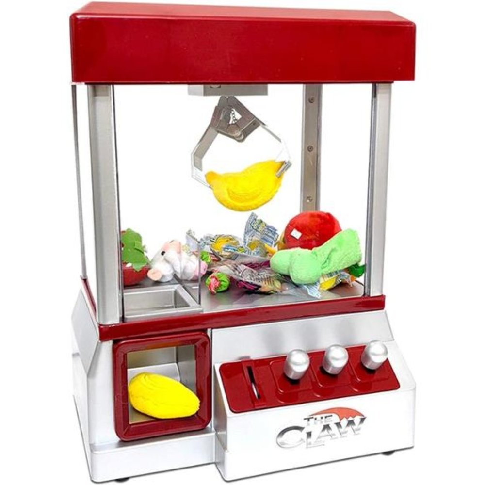 Electronic Arcade Claw Machine Mini Candy Prize Dispenser Game With Sound